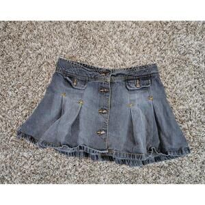 Faded Glory Originals Denim Skirt Girls Size 14 Blue